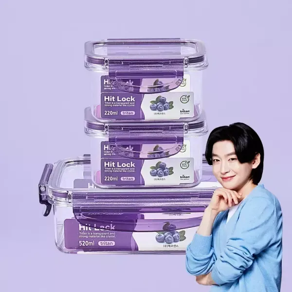 [T쇼페] 에코센스 히트락 올트라이탄 밀폐용기 3종