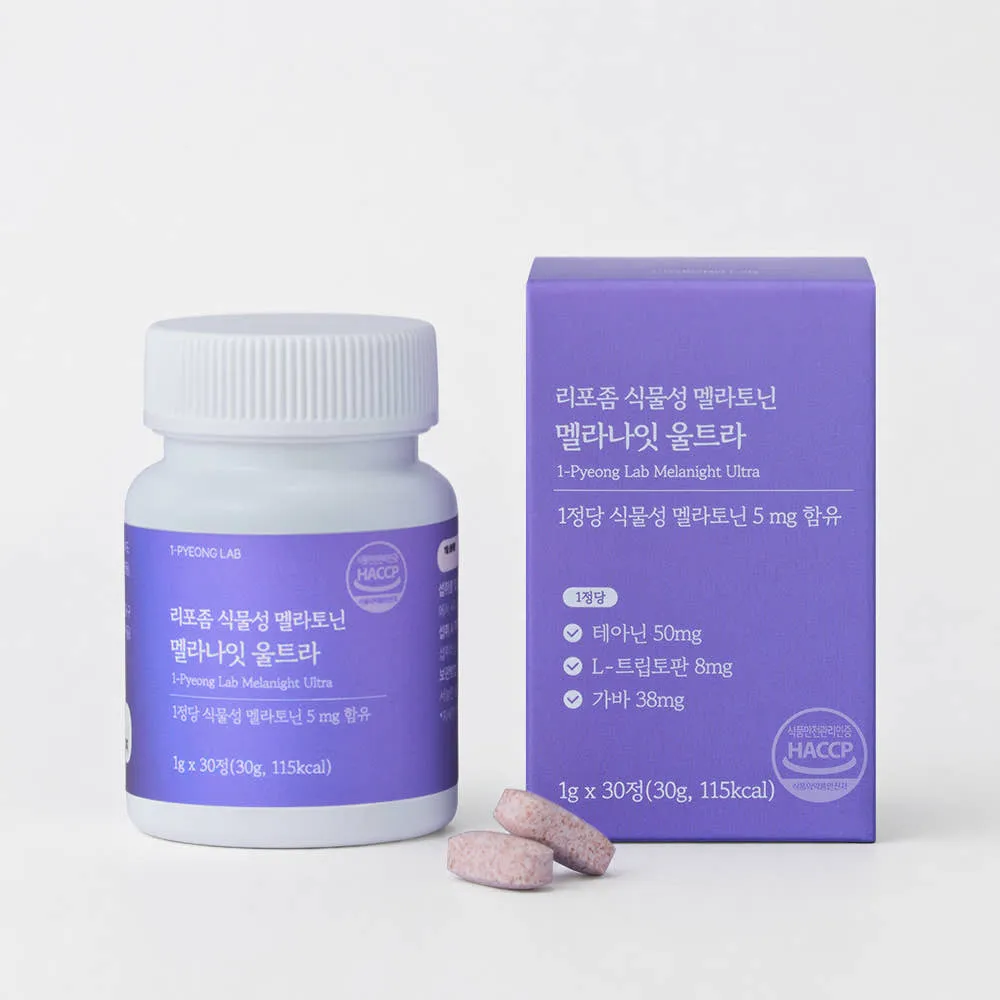 식물성 멜라토닌 5mg 30정