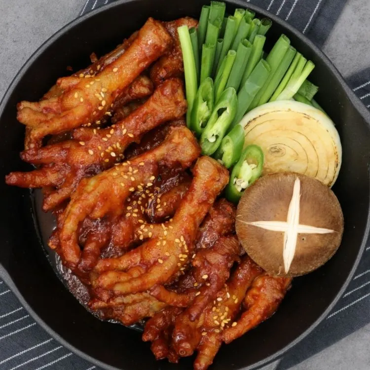 숯불 통뼈 닭발 250g 3팩