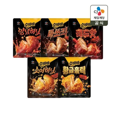만두·치킨·돈까스 > 고메 소바바치킨 소이허니/양념치킨 240g 2+2 골라담기 | 오늘의집 쇼핑