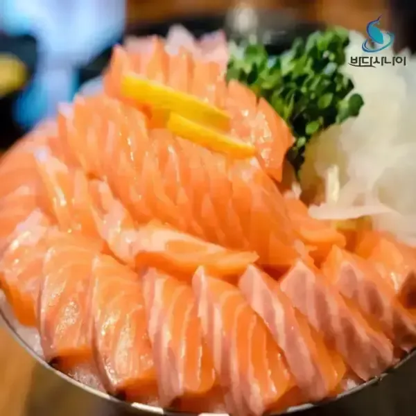 노르웨이 생연어 딥스킨 필렛 1kg
