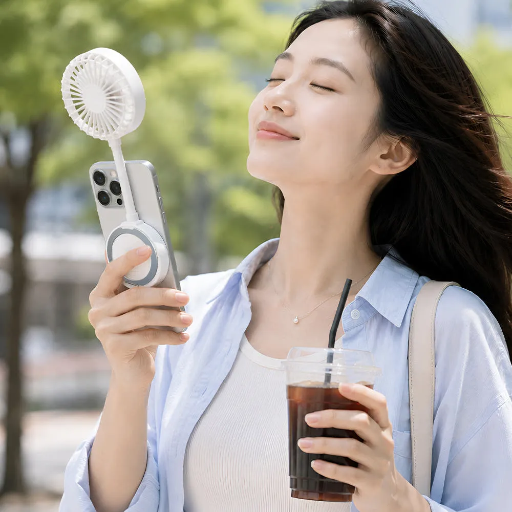 이쏘코리아 맥세이프 휴대용 손 선풍기 BLDC 핸디형 미니 선풍기