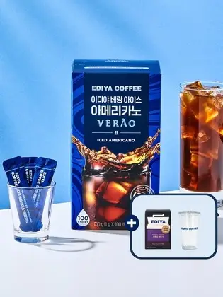 [이디야커피](콜드컵 증정) 베랑 아이스 아메리카노 100T +스페셜 아메리카노 30T 100t+30t