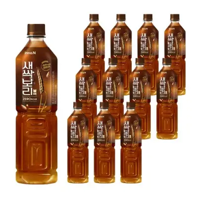 [새싹보리] 블랙보리차, 1.5L, 12개 - 기타차음료
