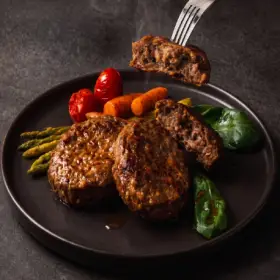 (1kg+1kg)육즙가득 두툼 국내산 함박스테이크 너비아니 떡갈비 패티 1KG+1KG