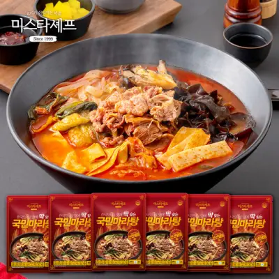 [미스타셰프] 미스타쉐프 미스타셰프 국민 마라탕 550g x 6팩 (소비기한 26.12.13)