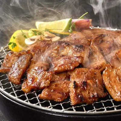 [APP전용][대용량] 제주돼지 왕 양념 칼집구이 1.2KG + 1.2KG (총 2팩구성)