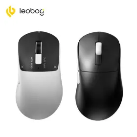 LEOBOG GM5 Max 레오보그 무선 8K 게이밍 마우스 블루투스 3모드 경량화 듀얼 500mAh 57g
