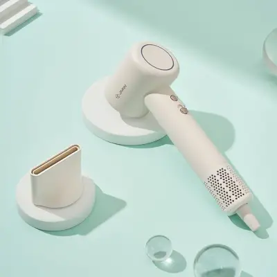 BLDC 헤어 드라이기 음이온 케어부스터 오트베이지