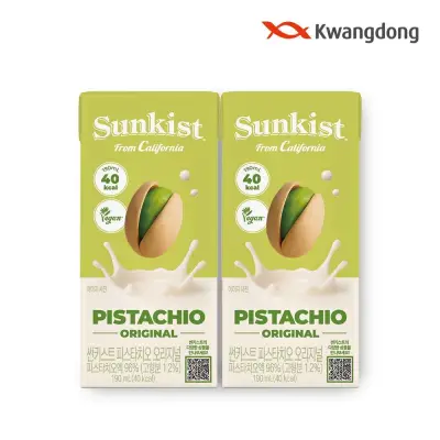 [광동][광동직영] (40kcal) 썬키스트 마시는 피스타치오 오리지널 190ml 24입