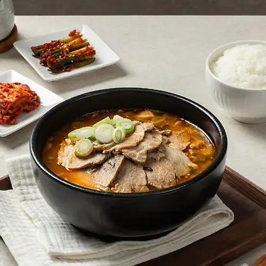 [추추얼큰돼지국밥] 500g 5팩 / 2세트 주문시 1팩 증정 수육 가득한 해썹인증 HACCP 돼지국밥