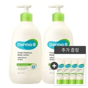 1+1 더마비 (프레쉬) 모이스처 바디로션 400ml 2개 +프레쉬 바디로션 20ml 4개 (총용량 880ml)