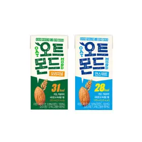 롯데칠성 오트몬드 190mlx24입+오트몬드 언스위트 190mlx24입 (총48입)