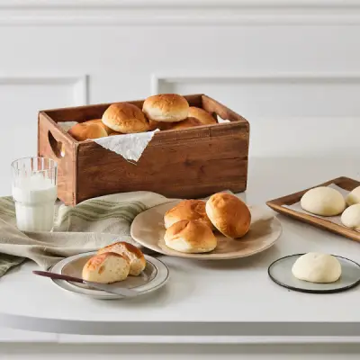 [밀크앤허니] 모닝빵 생지 2520g + 크로아상 생지 2250g
