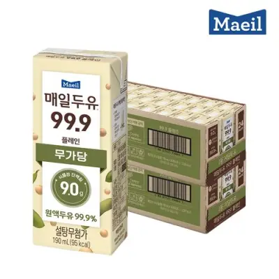 [매일두유] 99.9 플레인 190ml 48팩