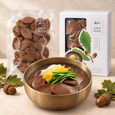 [한식대가] 쫄깃한 국산 100% 도토리 떡국떡 200g