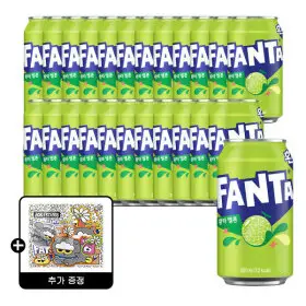 환타 멜론 350ml 24캔 (1박스) +(증정)조앤프렌즈 스티커 A