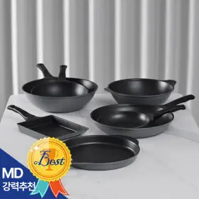 (단하루 국내생산 프라이팬 1+1 무배)키친아트 프라이팬 궁중팬 골라담기(계란말이팬 캐서롤팬 파티웍)
