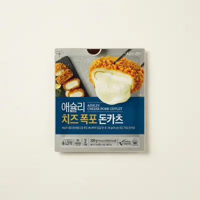 [애슐리] 치즈 폭포 돈카츠, 300g, 2팩
