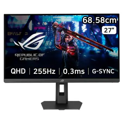 [에이수스] QHD Fast IPS 255Hz. 0.3ms 400cd sRGB 133% DCI-P3 97% 멀티스탠드 ROG STRIX 게이밍 모니터
