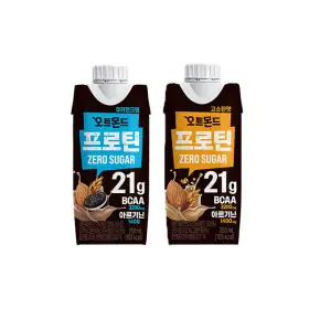 오트몬드 프로틴 쿠키앤크림 250mlx18입+오트몬드 프로틴 고소한맛 250mlx18입 (총36입)