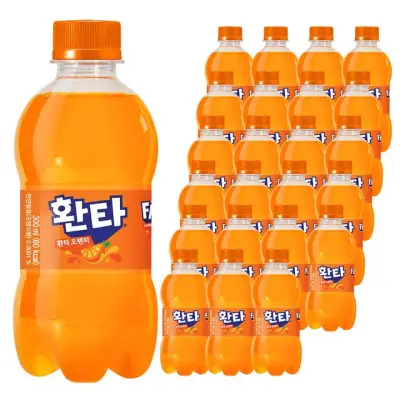 [코카콜라] 환타 오렌지, 300ml, 24개 - 환타/써니텐