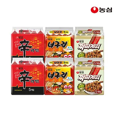[농심] 신신너너짜짜 30입 (신라면10+너구리10+짜파게티10)
