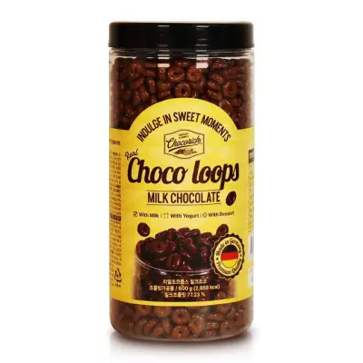[소비기한 임박특가] 독일산 초코리치 리얼 초코룹스 밀크초코 600g, 600g, 1개 - 밀크 초콜릿
