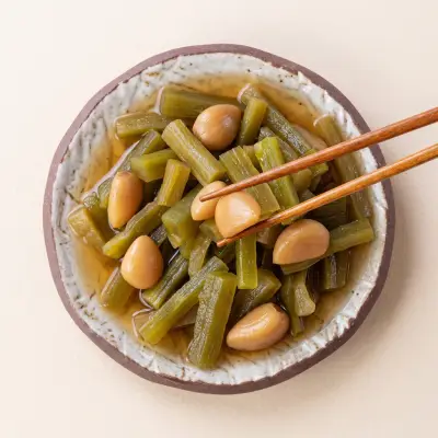 [푸드앳홈] 궁채 알마늘 장아찌, 1kg, 1팩