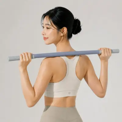 [런룩스] 마사지스틱 승모근 종아리 시원한 마사지롤러, 라이트블루, 1개 - 기타 지압/마사지