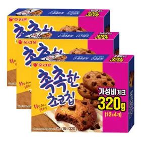 오리온 촉촉한 초코칩 16개입 x 3박스