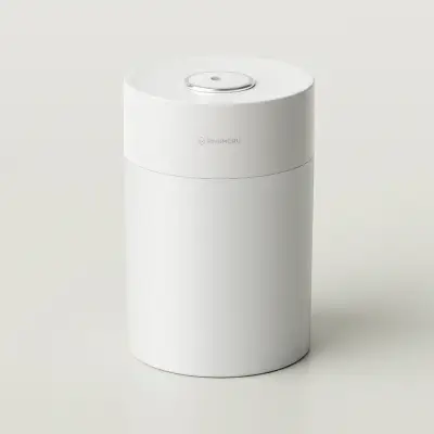 [오퓨리엠] 테이블 미스트 USB 미니 가습기, 600ml, 화이트, 1개