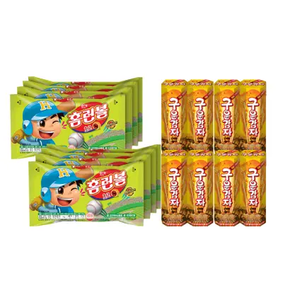 [해태] 홈런볼 41g 8개 + 구운감자 24g 8개, 1세트