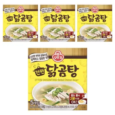 [오뚜기] 간편 닭곰탕, 50g, 4개 - 즉석탕/찌개