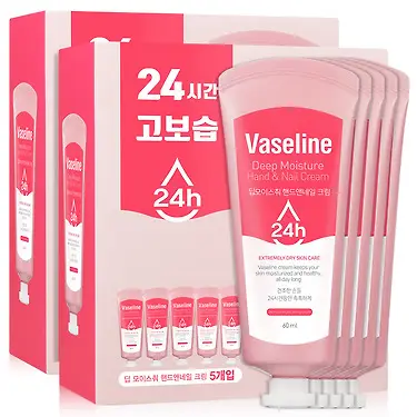 [바세린] 핸드크림 60ml 5개 2세트 / 고보습 선물세트