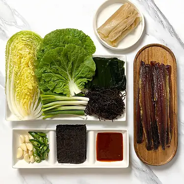 [구룡포] 황제 과메기 햇과메기 해초+야채 풀세트 (2세트 구매 시 쥐포+김밥김 증정)