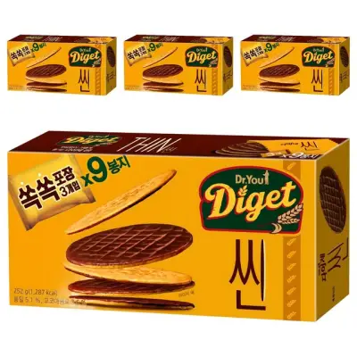 [닥터유] 다이제 씬, 252g, 4개 - 비스킷