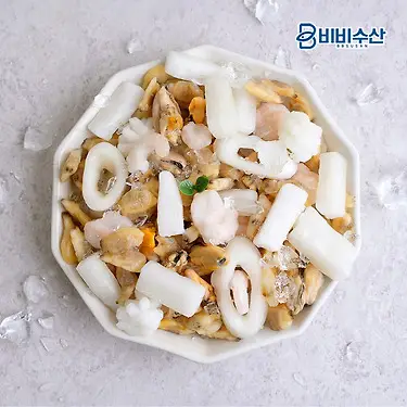 [깔끔하게] 손질한 간편한 해물모둠 600gx 5봉지 해물믹스