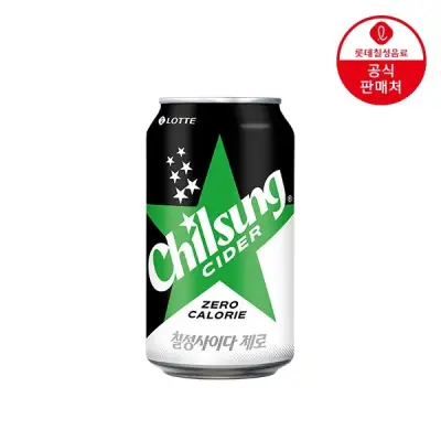 [롯데칠성][APP전용](본사직영) 칠성사이다 제로 355ml 24캔