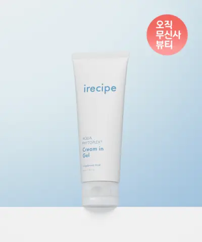 [아이레시피] (IRECIPE) 히알루론산 쿨링 수딩젤 아쿠아 피토플렉스 크림 인 젤 100ml