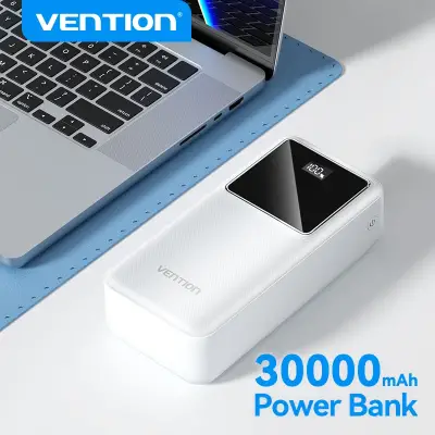 [Vention] Power Bank 30000mAh PD 22.5W 고속 충전 전화 Xiaomi Poco iPhone Samsung iPad 용 외부 배터리 보조베터리 충전기