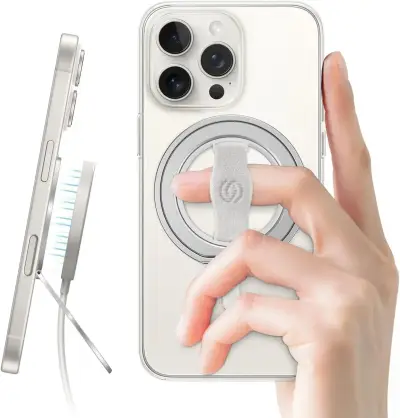[EWA] MagOne 3세대 MagSafe 폰 스탠드 마그네틱 폰 링 홀더 킥스탠드 마그넷 그립 모든 폰용 홀더