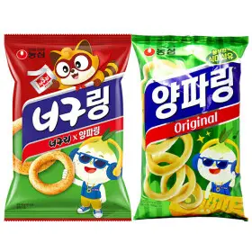 (SNS화제) 농심 너구링/양파링 골라담기