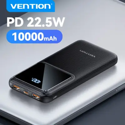 [벤션] 10000mAh 파워 뱅크, 22.5W PD 고속 충전 기능 탑재, 아이폰 17 16 15 Pro Max 샤오미 휴대용 보조 배터리