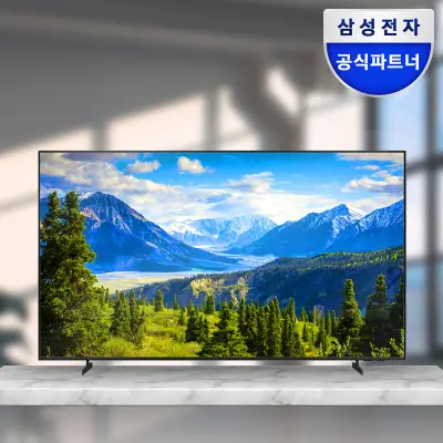 [삼성전자] 164cm(65인치) LED 4K UHD TV LH65BEHHLGFXKR 스탠드