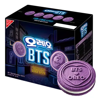 (한정판)오레오 BTS 호떡맛 1kg (50g x 20봉지)