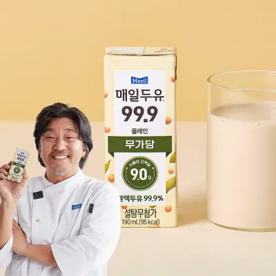 매일두유 99.9 플레인 저당두유 190ml 24팩 [새벽배송]