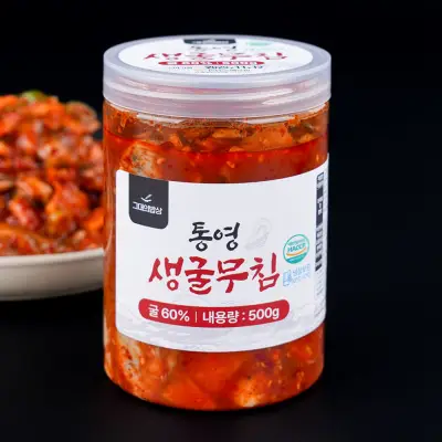 [통영] 생굴무침 300g 굴무침 생굴 굴