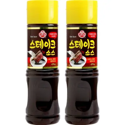 [오뚜기] 스테이크 소스, 470g, 2개 - 스테이크/바베큐소스