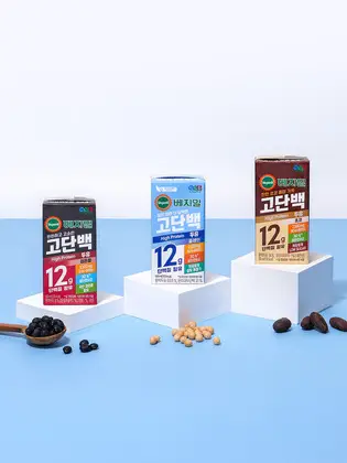 [베지밀]베지밀 고단백두유 3종 190mlx80팩 (플레인/검은콩/초코)